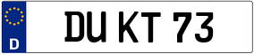 Truck License Plate